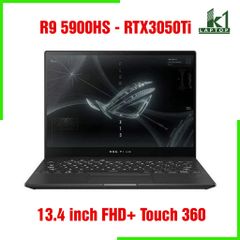 Laptop Asus ROG Flow X13 GV301QC (2021) (Ryzen 9-5900HS | 16GB | 1TB | RTX 3050Ti 4GB | 13.4 inch FHD | Win 10 | Đen)