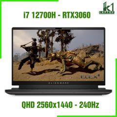 Laptop Gaming Dell Alienware M15 R7 -  Intel i7-12700H RTX 3060 QHD 240Hz