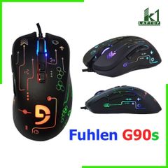 Chuột gaming Fuhlen G90S LED RGB Bảo hành 24 tháng - Chuột chơi game giá rẻ G90