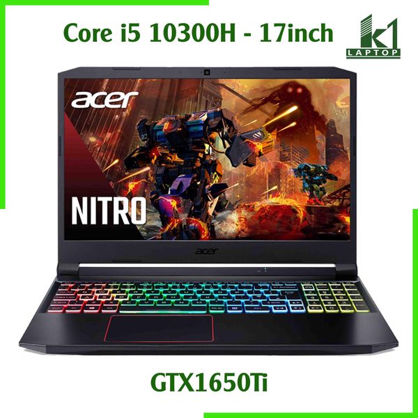 Laptop Gaming Acer Nitro 5 2020 17.3inch | Intel Core i5 10300H | GTX1650 Ti