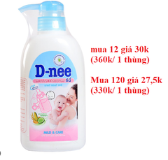 1 chai 500ml nước rửa bình dnee