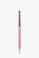 Inspired - Engrave Red Checked - Mississippi Pink Pearl - Chrome Plated