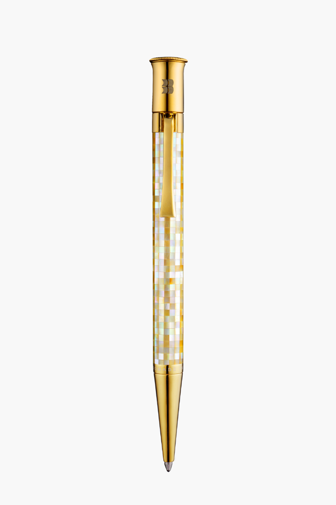 Visionary - Crystal Edition - Bút Ký Ngọc Trai Vàng Bắc Úc - Mạ Vàng
