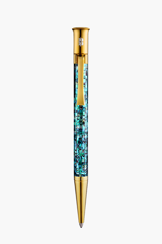 Visionary - Crystal Edition - Bút Bi Bào Ngư NewZealand - Mạ Vàng