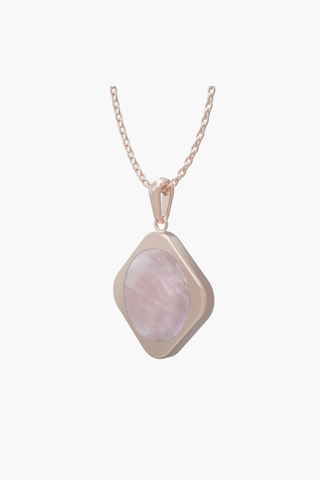 MOTHERLAND - Pendant - Pink Pearl - Sterling Silver Rose Gold Plated