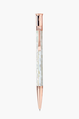 Visionary - Checked - Northern Australia White Pearl - Rose Gold Plated