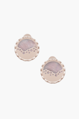 MERINE - Earrings - Pink Pearl Elements - Sterling Silver Rose Gold Plated