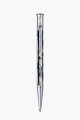 Visionary - Checked - Tahiti Black Pearl - White Gold Plated