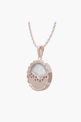 MERINE - Pendant - White Pearl - Sterling Silver Rose Gold Plated