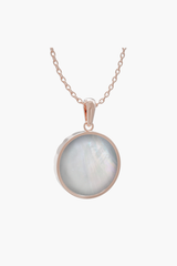 MERINE - Pendant - White Pearl - Sterling Silver Rose Gold Plated