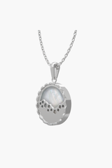 MERINE - Pendant - White Pearl - Sterling Silver White Gold Plated