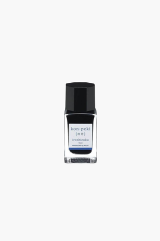 Iroshizuku Ink - Kon-Peki - Deep Cerulean Blue Color