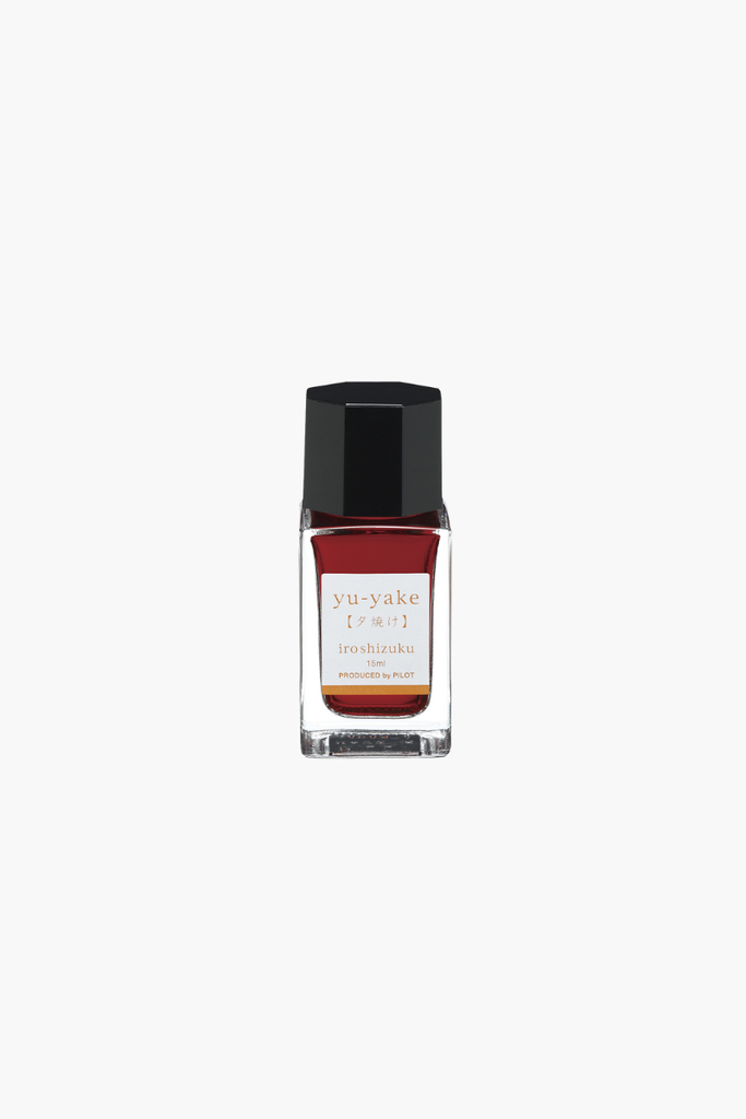 Mực Pilot Iroshizuku - Yu-Yake - Màu Đỏ Tịch Dương