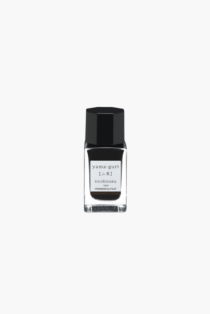 Mực Pilot Iroshizuku - Yama-Guri - Màu Nâu Hạt Dẻ Rừng