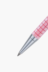 Inspired - Engrave Red Checked - Mississippi Pink Pearl - Chrome Plated