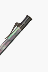 Visionary - Bút Ký Ngọc Trai Đen Tahiti - Khắc Caro - Mạ Ruthenium