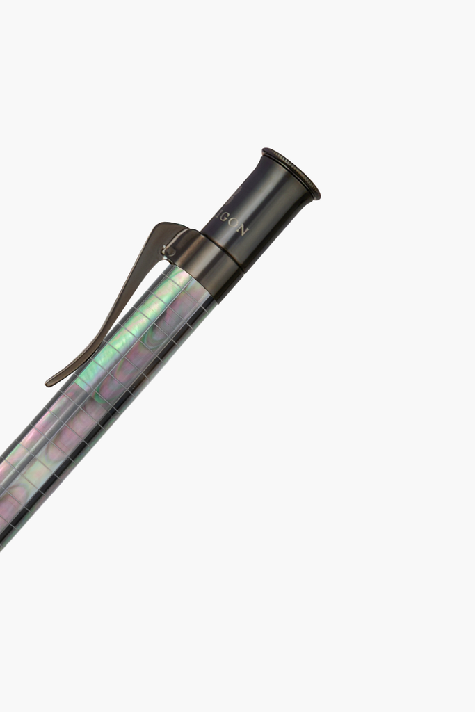 Visionary - Engrave Checked - Tahiti Black Pearl - Ruthenium Plated