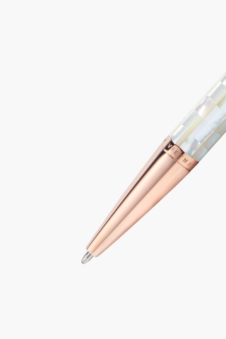 Visionary - Checked - Northern Australia White Pearl - Rose Gold Plated