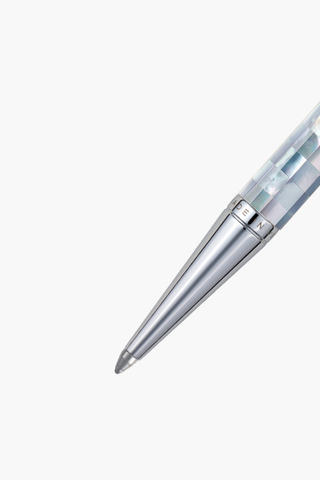 Visionary - Checked - Northern Australia Blue Pearl - White Gold Plated