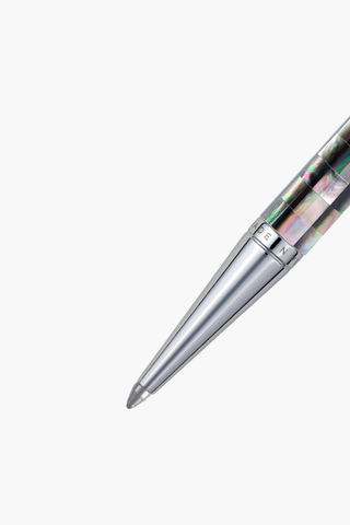 Visionary - Checked - Tahiti Black Pearl - White Gold Plated