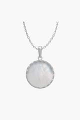 RISEA - Mặt Dây - Ngọc Trai Trắng - Bạc Ý Mạ Vàng Trắng