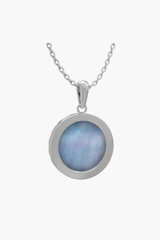 RISEA - Pendant - Alice Blue Pearl - Sterling Silver White Gold Plated