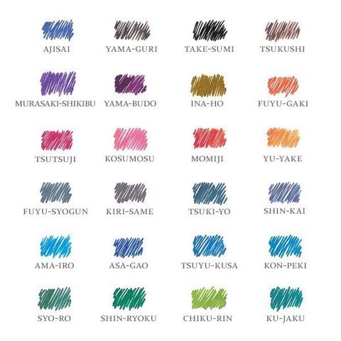 Mực Pilot Iroshizuku - Fuyu-Syogun - Màu Sương Giá Ngày Đông