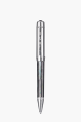 BLU-1997 - Ballpoint Pen - Tahiti Black Pearl - White Gold Plated