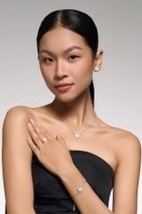 Springwing - Dây Chuyền - Ngọc Trai Trắng - Bạc Ý Mạ Vàng Trắng