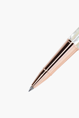 Gemperor - Rollerball Pen - Northern Australia White Pearl - Rose Gold Plated