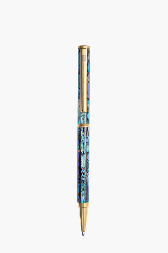 Inspired - New Zealand Abalone - Titanium Gold Plated