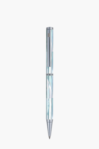 Inspired - Bút Ký Bút Bi Ngọc Trai Xanh Biển Bắc Úc - Mạ Chrome (Alice Blue)