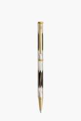 Inspired  - Bút Ký Ngọc Trai Trắng Bắc Úc - Ngọc Trai Đen Tahiti - Mạ Titanium Gold