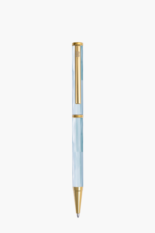 Inspired -  Bút Ký Ngọc Trai Xanh Ngọc Mississippi - Mạ Titanium Gold