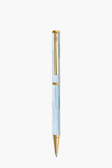 Inspired -  Bút Ký Ngọc Trai Xanh Ngọc Mississippi - Mạ Titanium Gold