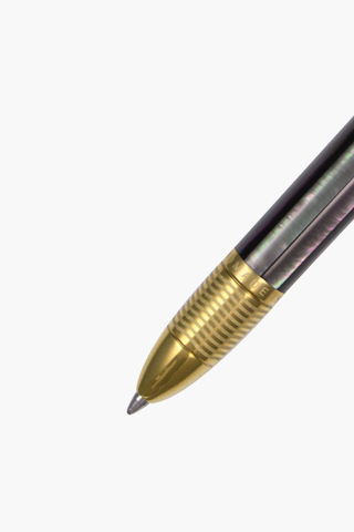 Champion Wave - Bút Ký Ngọc Trai Đen Tahiti - Mạ Titanium Gold