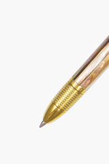 Champion Wave - Bút Ký Ngọc Trai Nâu Mississippi - Mạ Titanium Gold