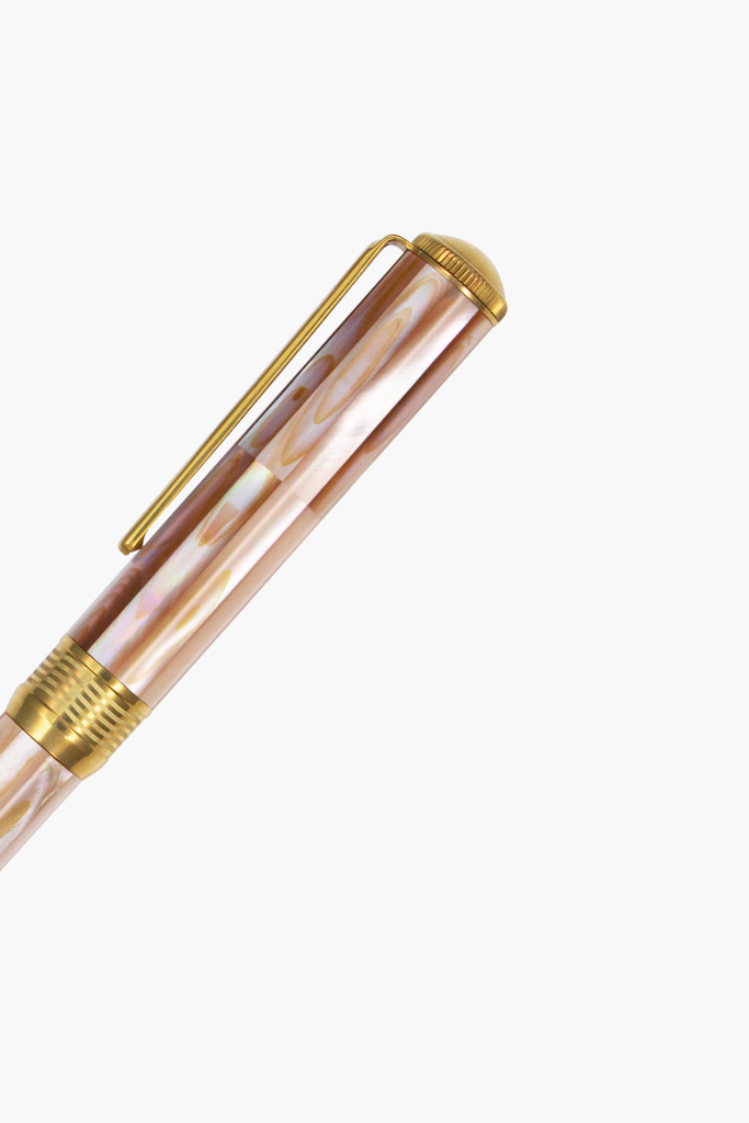 Champion Wave - Bút Ký Ngọc Trai Tím Mississippi - Mạ Titanium Gold