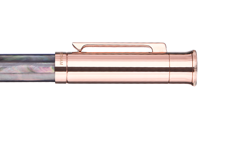 Gemprise - Fountain Pen - Tahiti Black Pearl - Rose Gold Plated