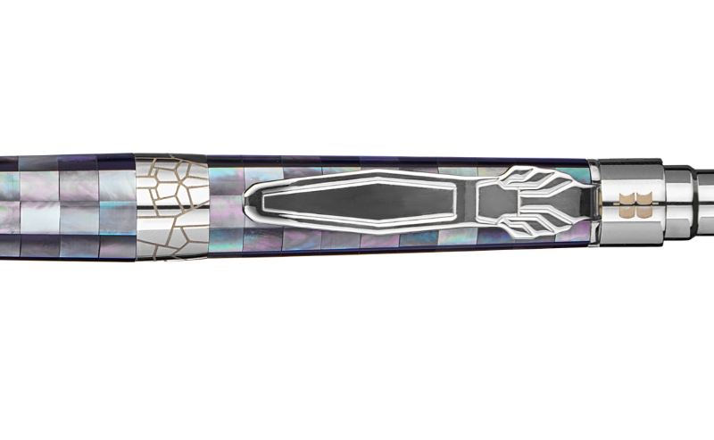 Ta Thanh Thien - Son - Checked - Tahiti Black Pearl - White Gold Plated