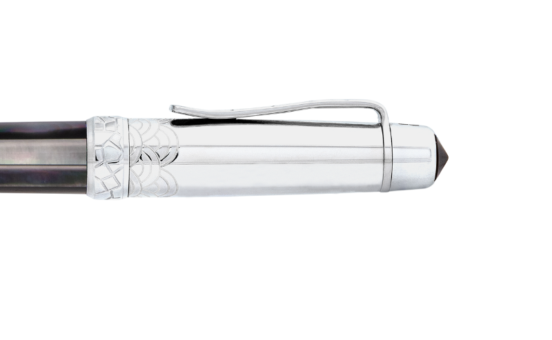 Ta Thanh Thien - Thuy - Tahiti Black Pearl - White Gold Plated