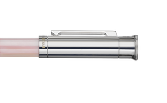 Gemprise - Fountain Pen - Mississippi Pink Pearl - White Gold Plated