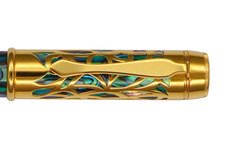 Blutinum - Rollerball Pen - New Zealand Abalone - Gold Plated