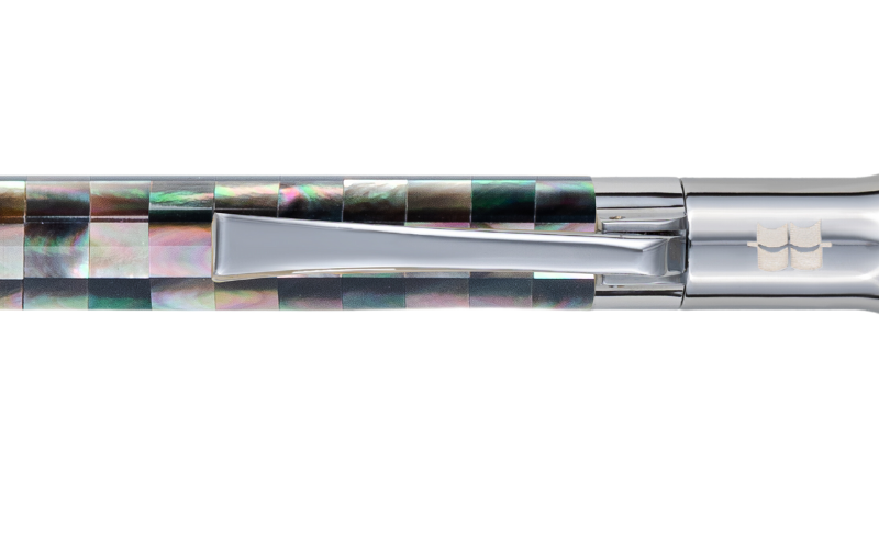 Visionary - Checked - Tahiti Black Pearl - White Gold Plated