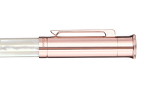 Gemprise - Rollerball Pen - Northern Australia White Pearl - Rose Gold Plated
