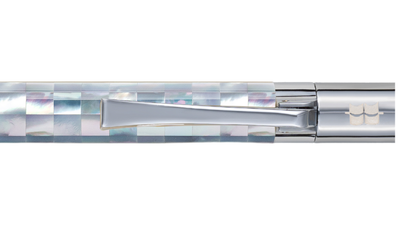 Visionary - Checked - Northern Australia Blue Pearl - White Gold Plated