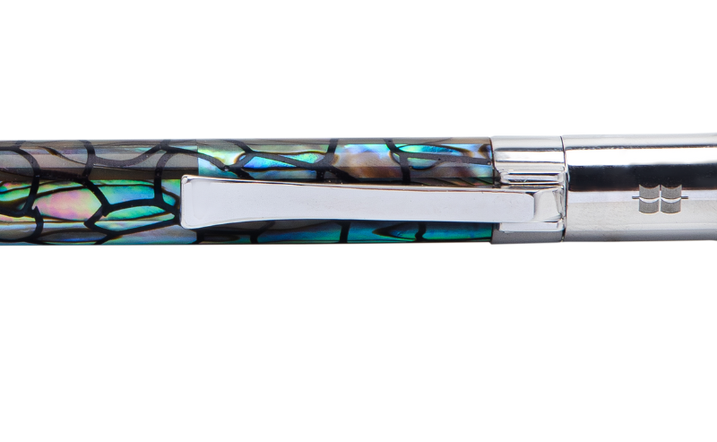 Visionary - New Zealand Abalone - Drought - White Gold Plated
