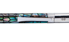 Visionary - New Zealand Abalone - Drought - White Gold Plated