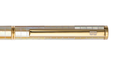 Inspired - Engrave Checked - Northern Australia Golden Pearl - Titanium Gold Plated