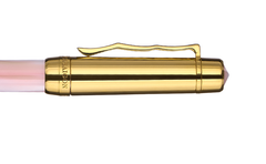 BLU-1997 - Ballpoint Pen - Mississippi Pink Pearl - Gold Plated